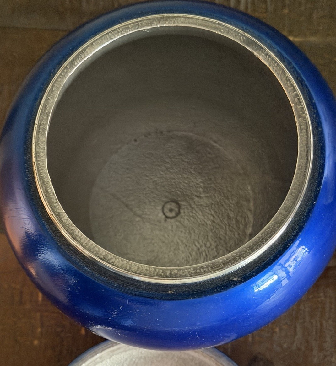 Paws Engraved Pet Cremation Blue Urn for Small Dogs and Cats Ashes