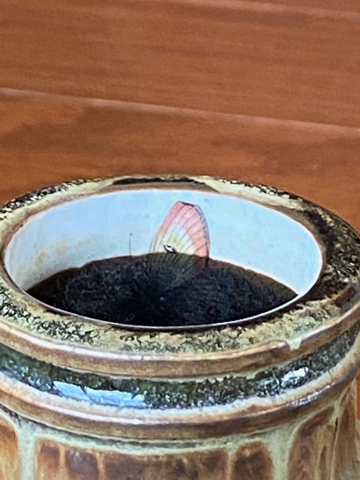 UNIQUE Handmade / painted Ceramic Cremation Urn for Pet – Vintage