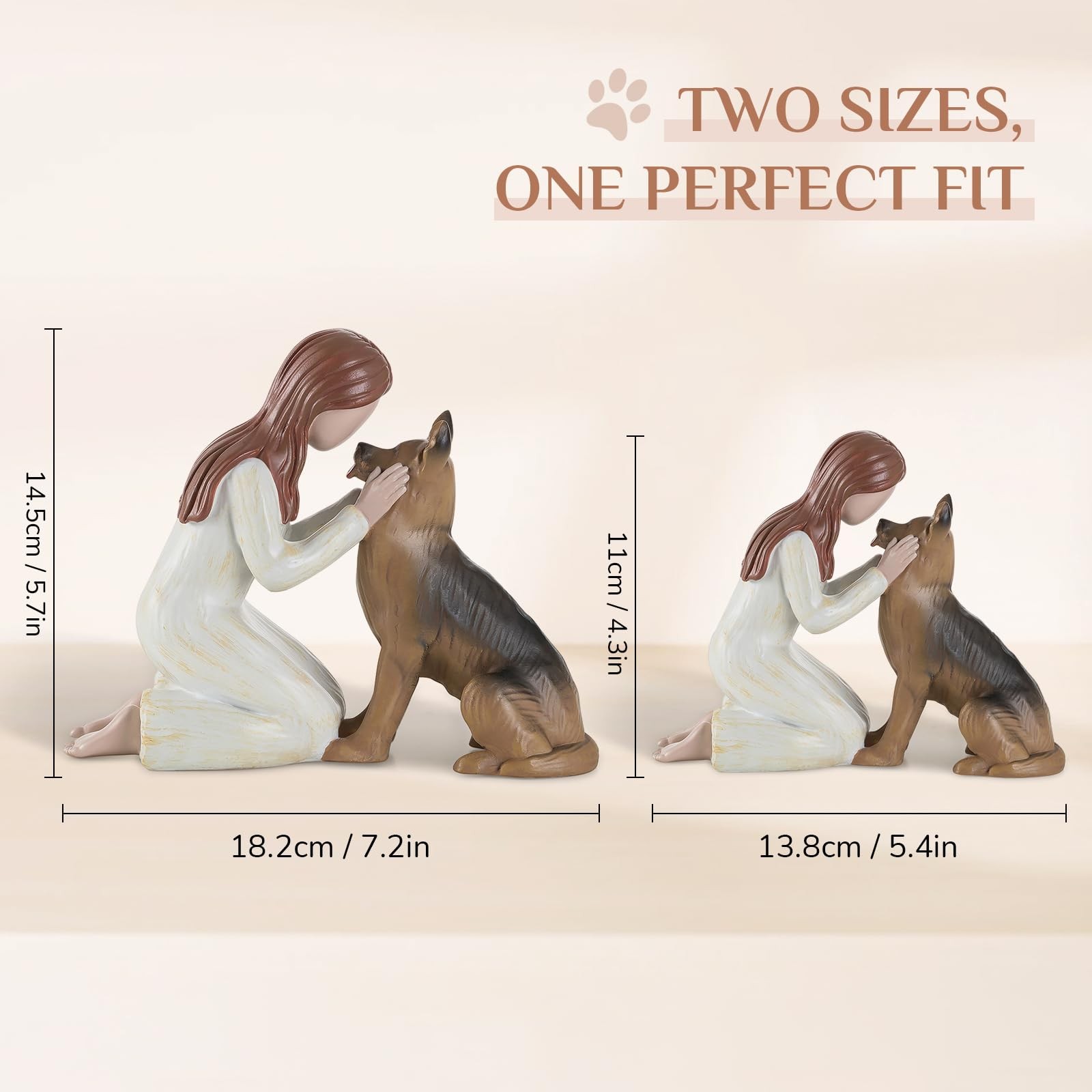 Storieme German Shepherd Gifts for Women: Pet Loss Sympathy Memorial Figurine…