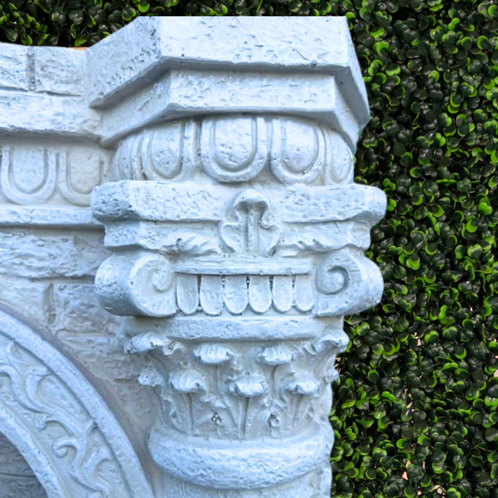 XBrand 30.3″ Solar Outdoor Wall Water Fountain with Gold Flower Maiden Statue…