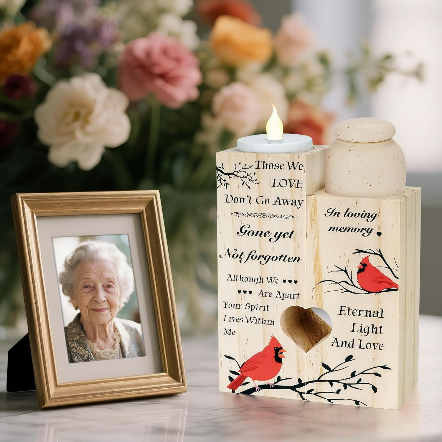 Cremation Urns for Human Ashes Candlestick for Your Loss Sympathy Gifts for Wome