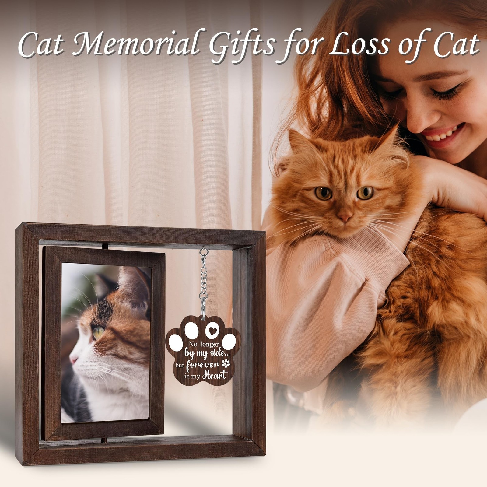 SHOW-YA Cat Memorial Gifts for Loss of Cat – Pet Memorial Gifts Cat,Loss of C…