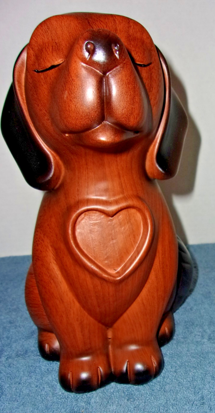 DOG PET RESIN DOG SHAPED URN CREMATION PERSONALIZE MEMORIAL 8″ NEW IN BOX