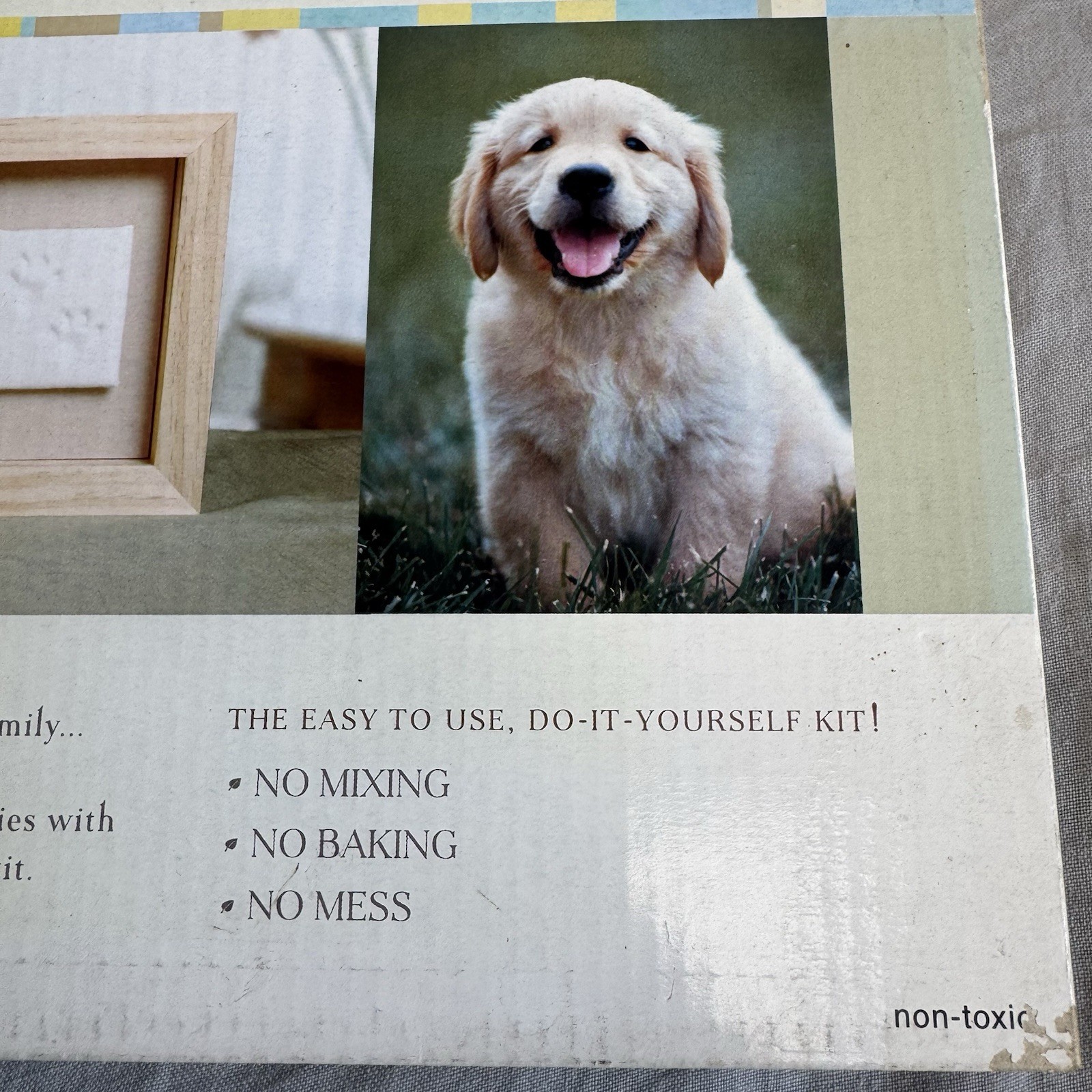 My Pets Impression Memorial Cat Dog Picture Keepsake Paw Print Kit No Mix No Mes