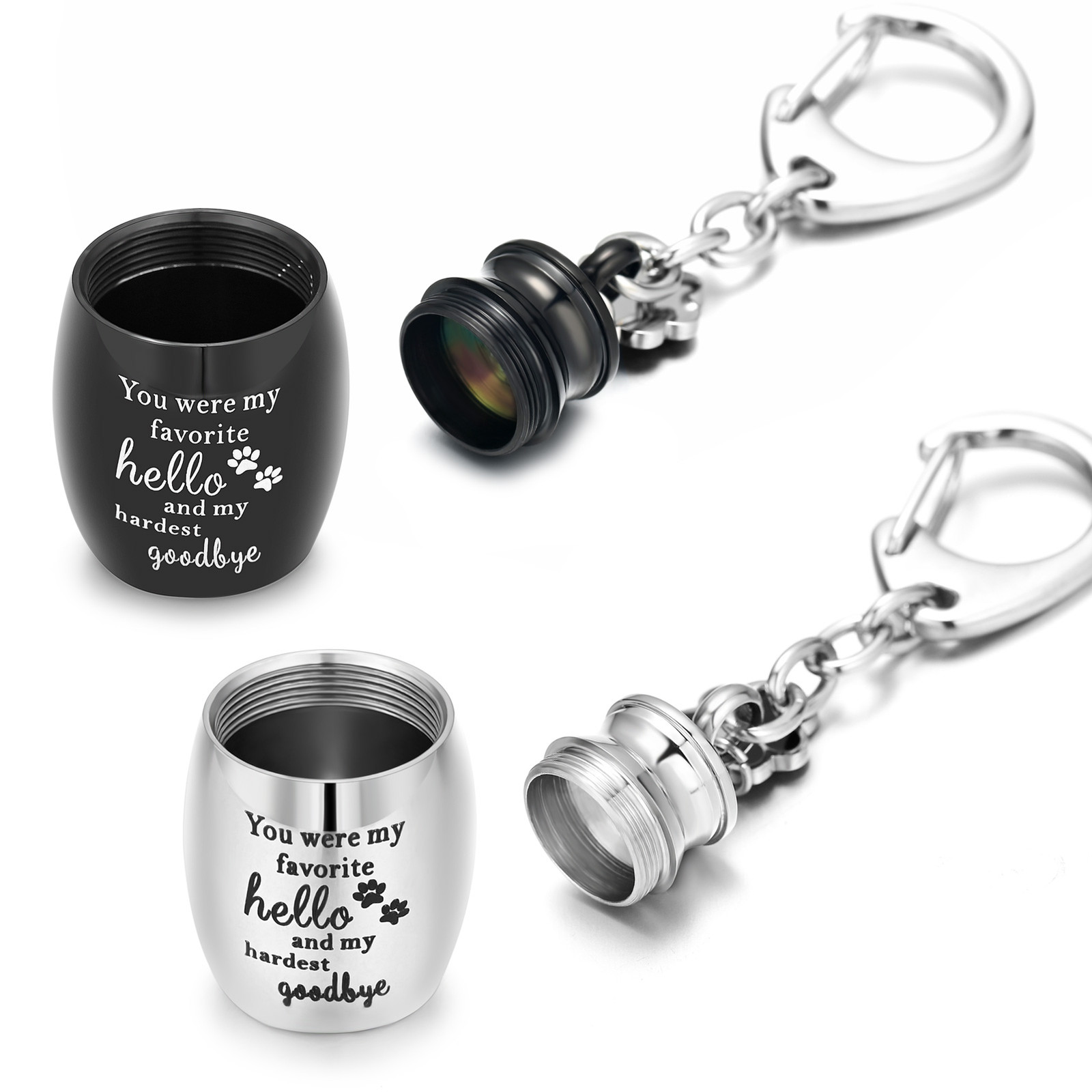 Pet Urns Keychain Pet Urns for Dogs Ashes Keepsake Small Pet Urns for Dogs Cats