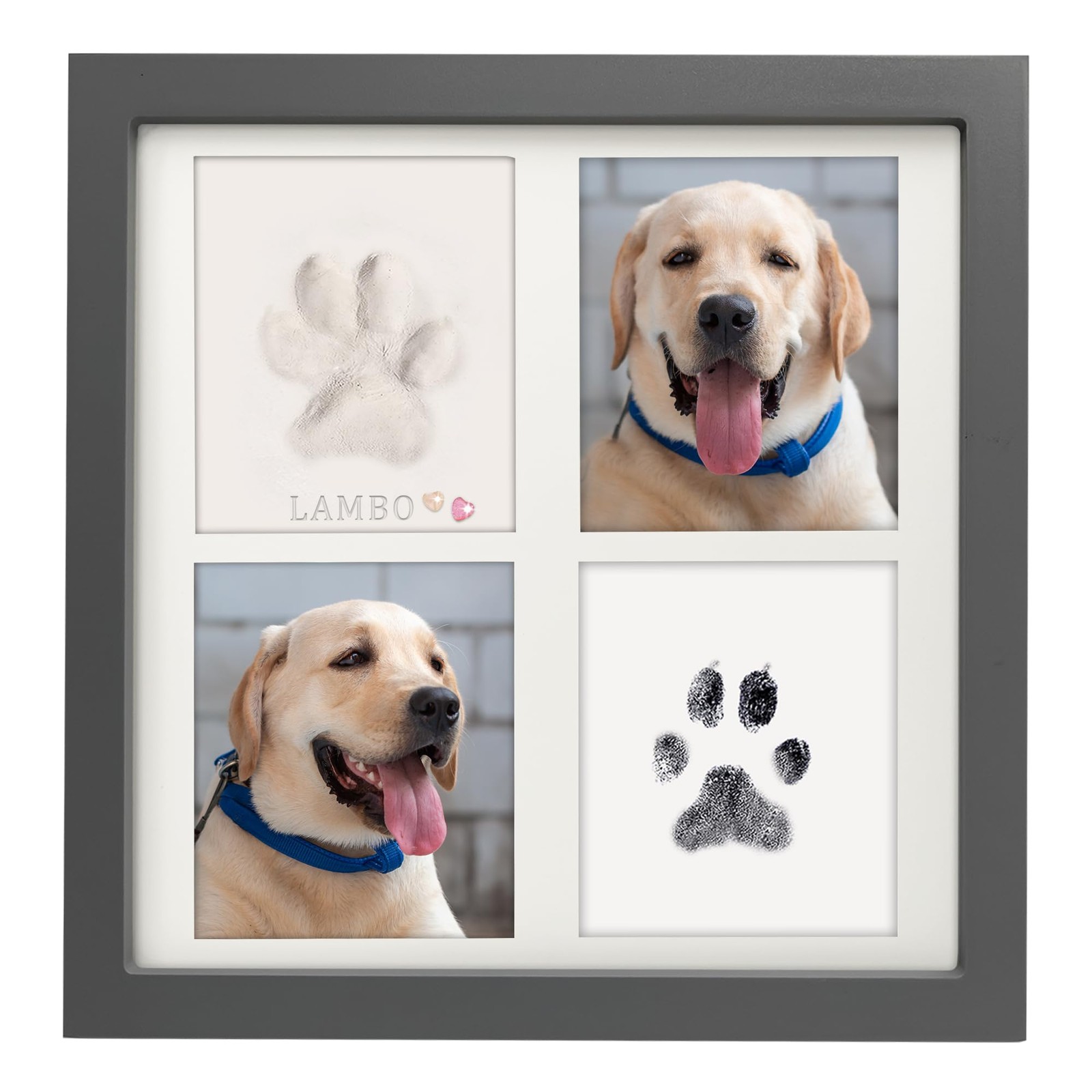 MYPAWLETS Ink & Clay Paw Print Kit for Dog Cat,Clean-Touch Ink Pad & Soft Cla…
