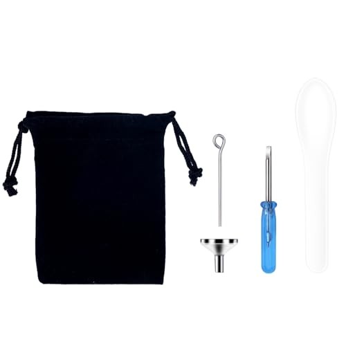 Cremation Funnel Kit, Include Spoon & Other Tools Small Metal Funnel Kit for