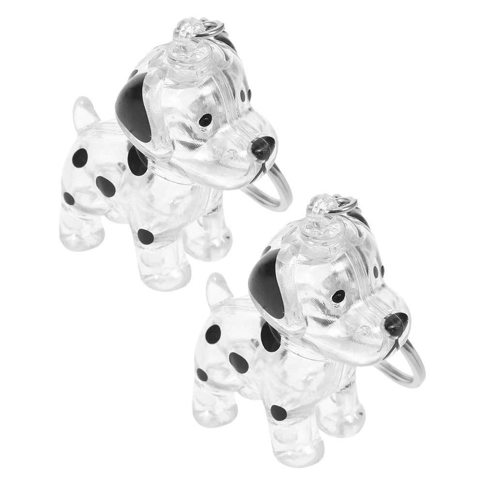 2 Pcs Dog Remembrance Gift Memorial Keychain Cat Hair Keepsake Holder