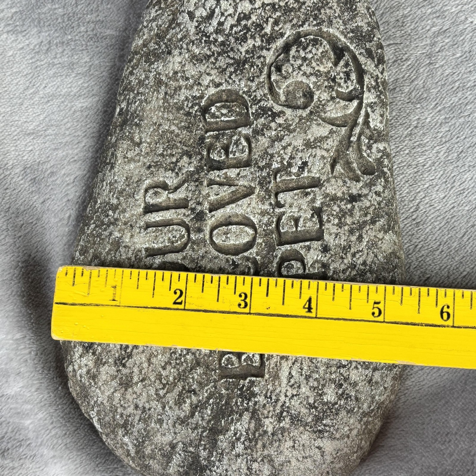 Pet Memorial Stone Marker Our Beloved Pet Grave Garden Marker Outdoor Decor