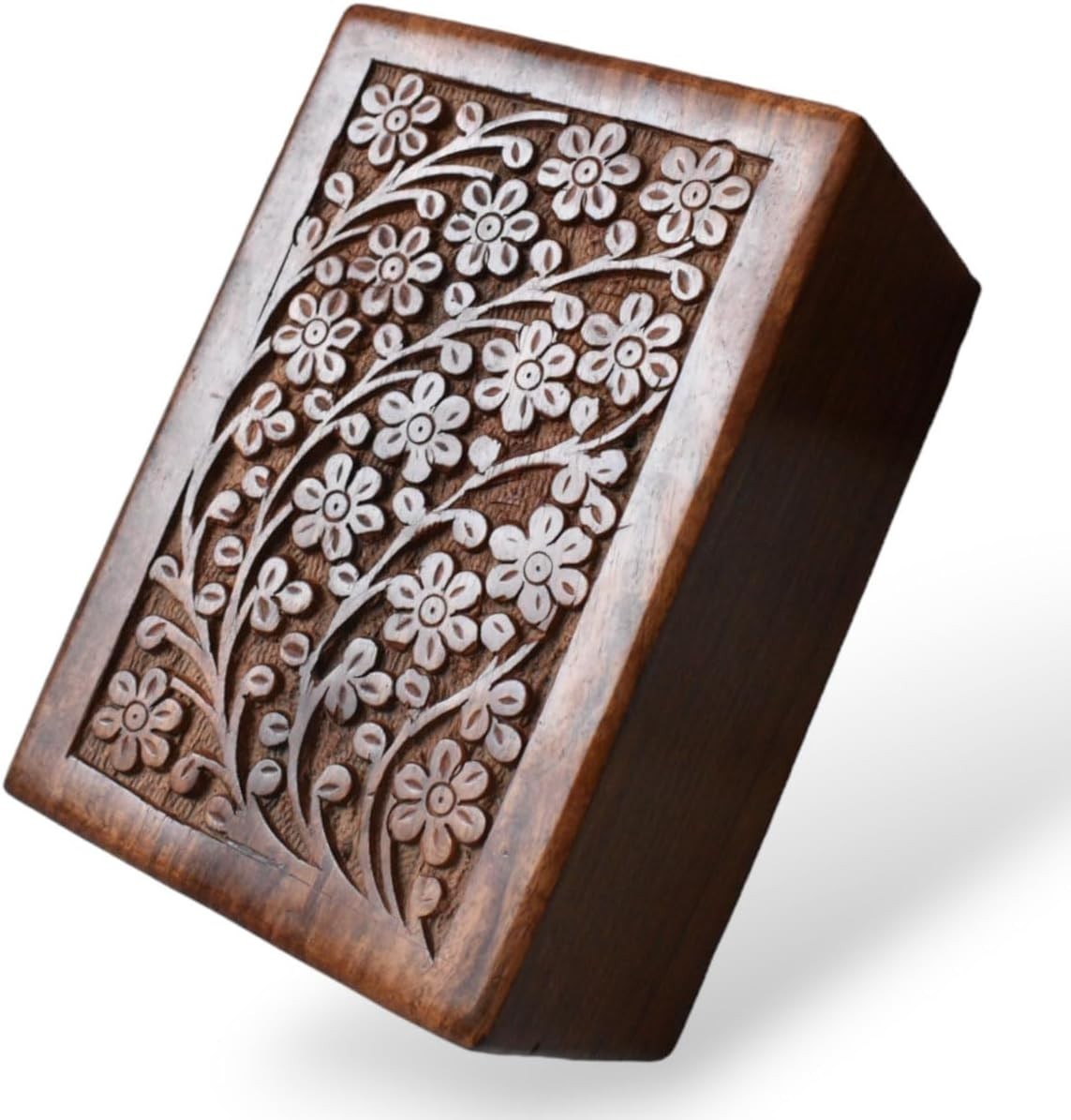Rosewood Cremation Urn Handcrafted Wooden Urn Box for Human Ashes (XX-Large Box)