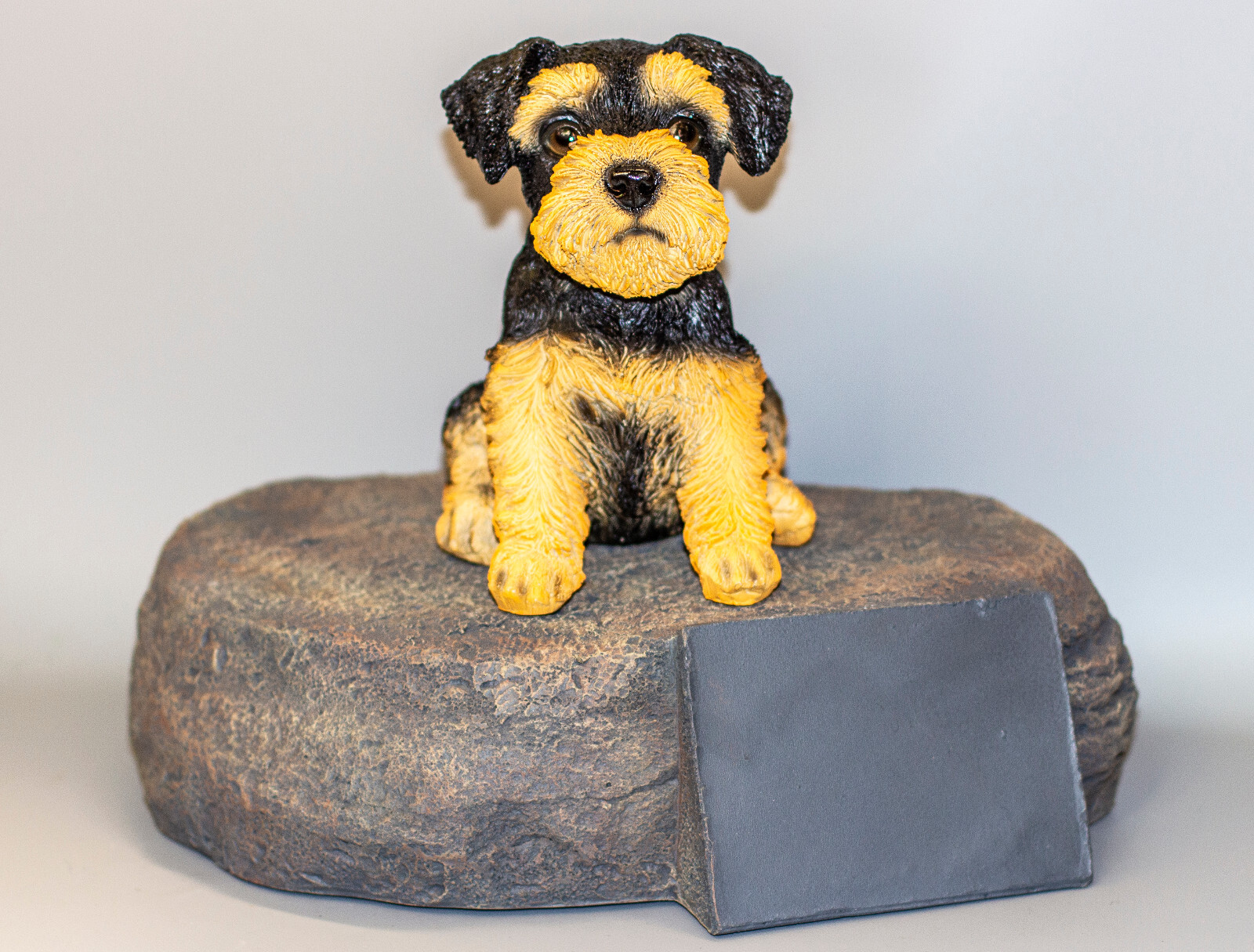 Airedale Terrier Urn Pet Memorial Stone Plaque Cremation Dog Statue Grave Marker