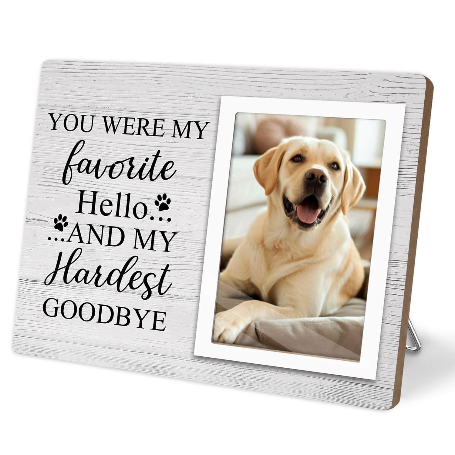 Pet Memorial Picture Frame for Dogs, Dog Memorial Photo Frame, Pet Loss Sympa…