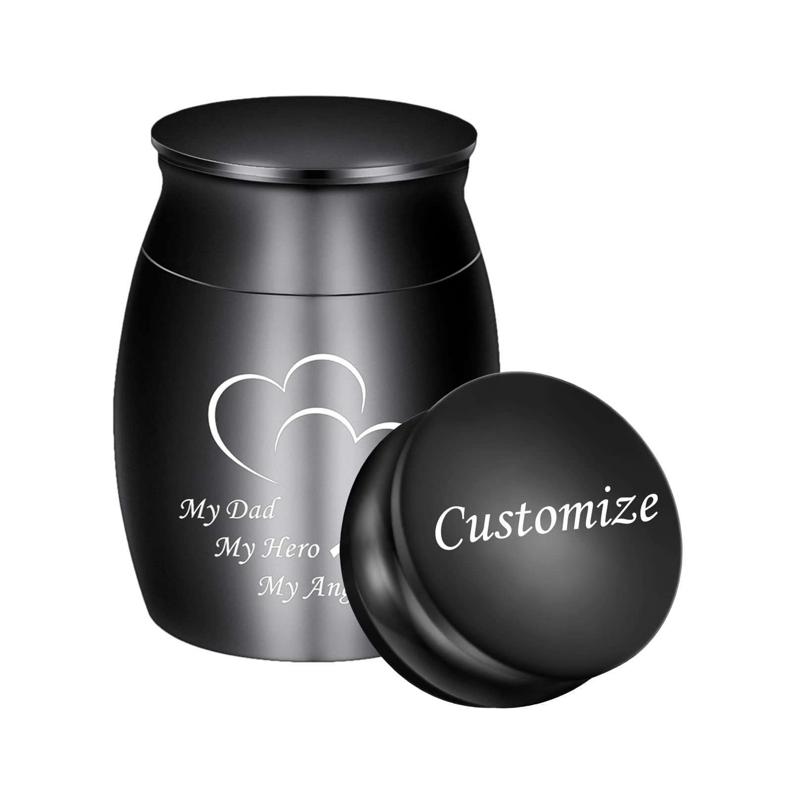 Keepsake Cremation Urn Heart Mini Cremation Urns for Ashes Memorial Ashes Holder