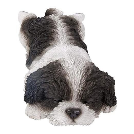 Hi- Line Gift 87710-J Shih Tzu Puppy Sleeping Pet Pals Statue