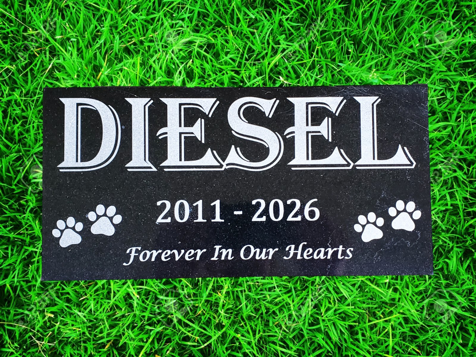 Pet Memorial Grave Stone Marker | Dog Cat Headstone Tombstone Pet Loss Gift t24