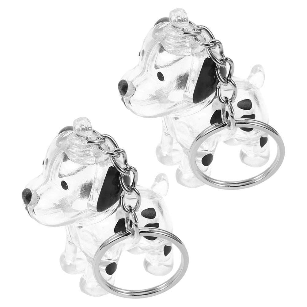 2 Pcs Dog Remembrance Gift Memorial Keychain Cat Hair Keepsake Holder