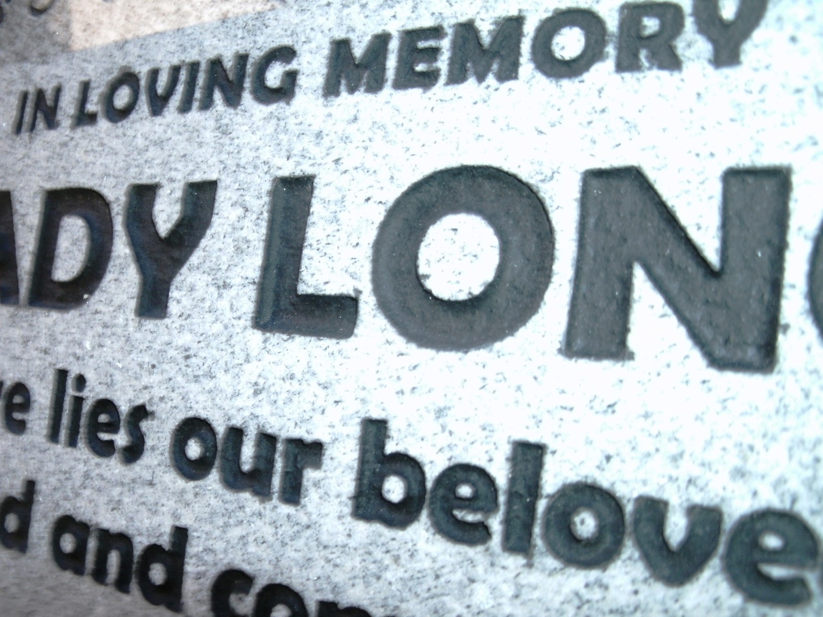 Pet memorial head stone grave marker 12 x 8″ custom engraved- 2″ granite