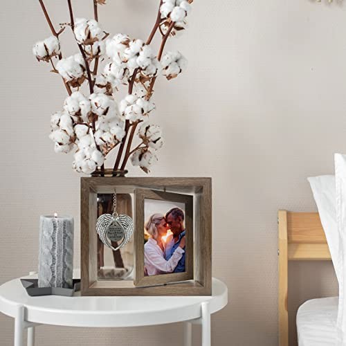 Memorial Picture Frame 4X6 for Loss of Loved One Gifts, Sympathy Photo Frame