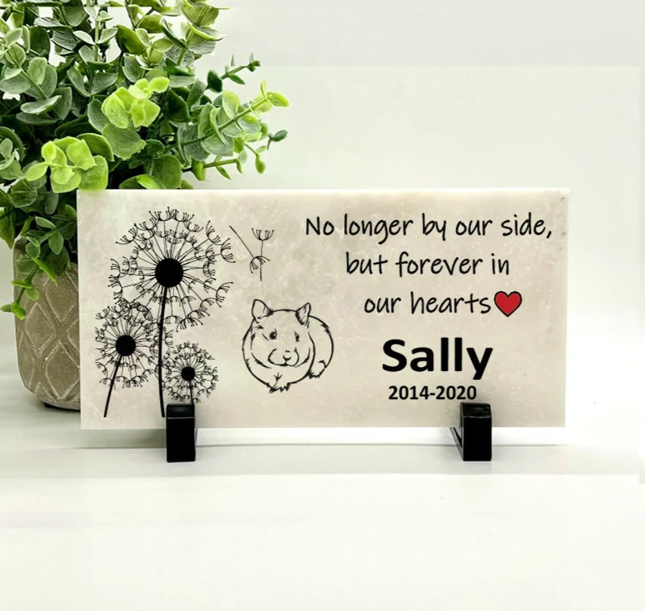 Guinea Pig Memorial – Personalized Pet Memorial Stone – Pet Loss sympathy Gift