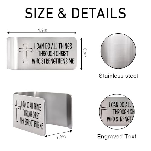 I Can Do All Things Through Christ Who Strengthens Me Engraved Stainless Steel