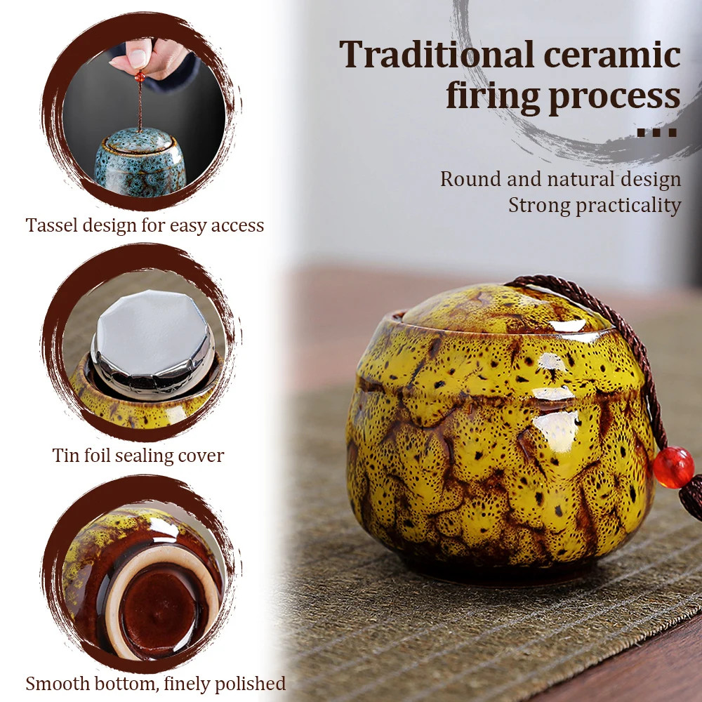 Elegant Mini Ceramic Pet Cremation Urn – 70ml Memorial Keepsake Container
