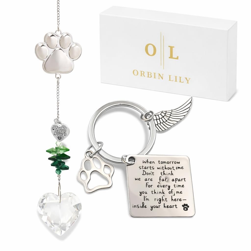 Pet Loss Sympathy Gift – Dog Memorial Keepsake, Pet Memorial Gifts for Dogs