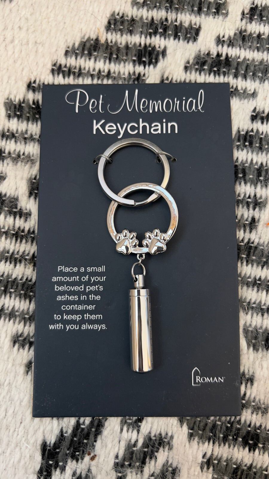 PET MEMORIAL NO LONGER BY MY SIDE BUT FOREVER IN MY HEART FRAME CHARM KEYCHAIN
