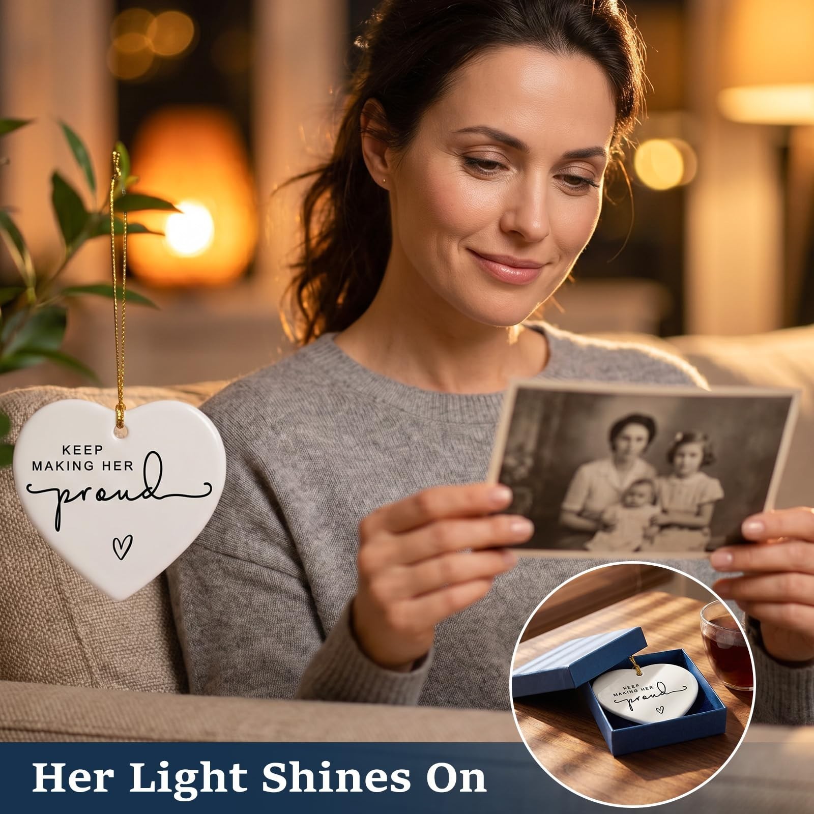 Keep Making Her Proud Bereavement Keepsake, Loss of Loved One Memorial Gift, …