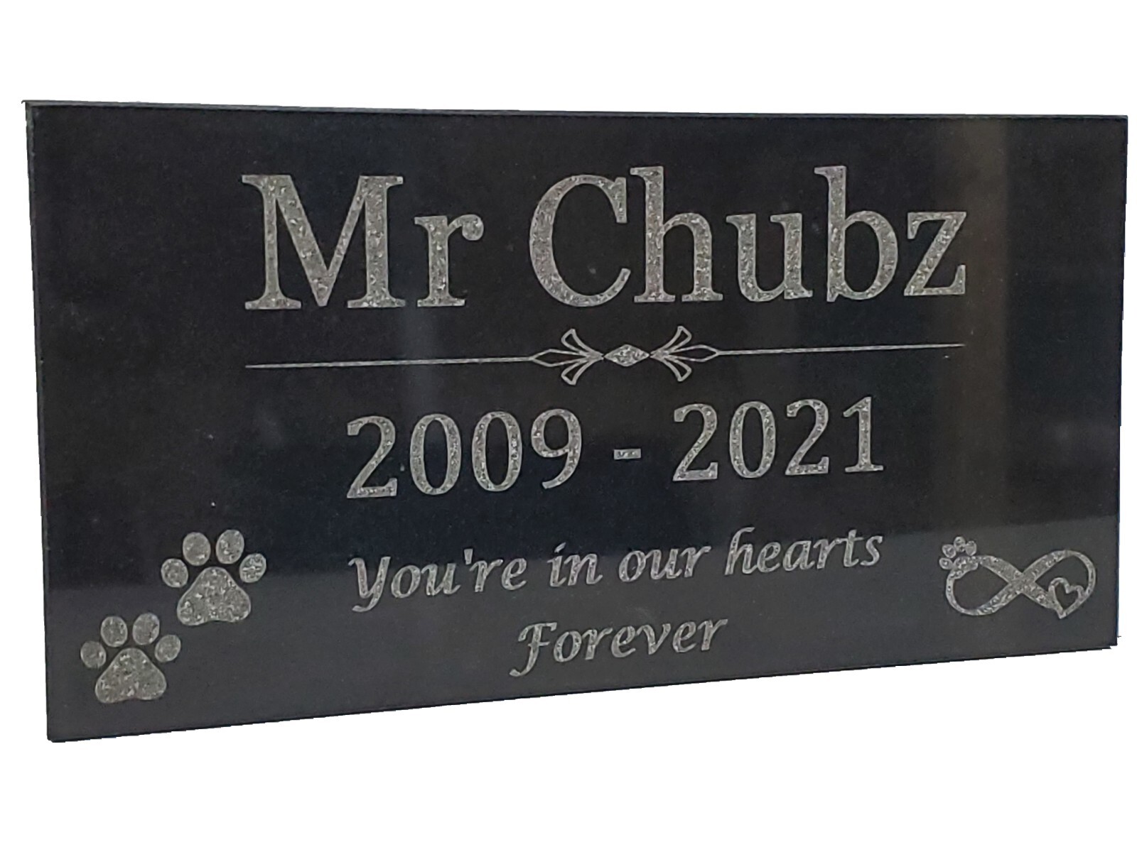 6×12 Granite pet memorial grave head stone marker cat dog chicken rabbit gift t1