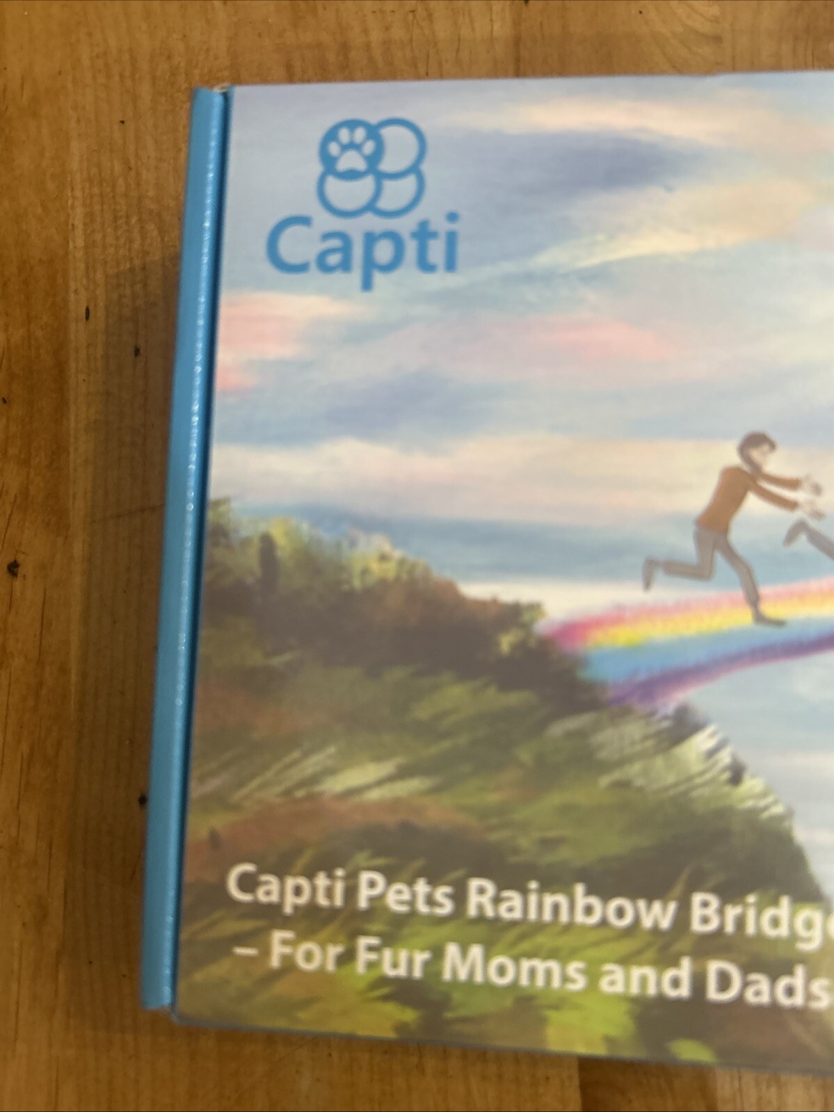 New Capti Pets Rainbow Bridge Memorial 3D or 2D for Fur Moms and Dads Dog New