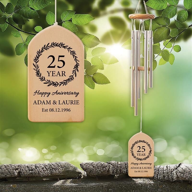 Anniversary Wind Chime, House Warming Gift, Anniversary Gift, Gift For Parents