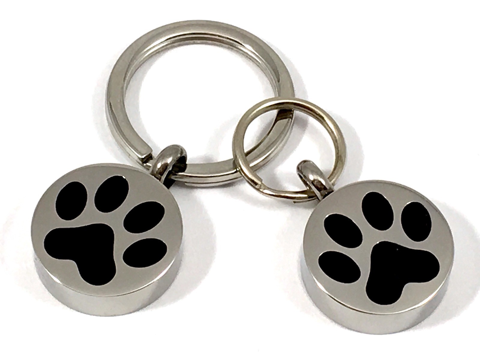 Paw Print Cremation Necklace Jewelry Pendant Urn for Ashes Pet Dog Cat Memorial