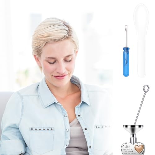 Cremation Funnel Kit, Include Spoon & Other Tools Small Metal Funnel Kit for
