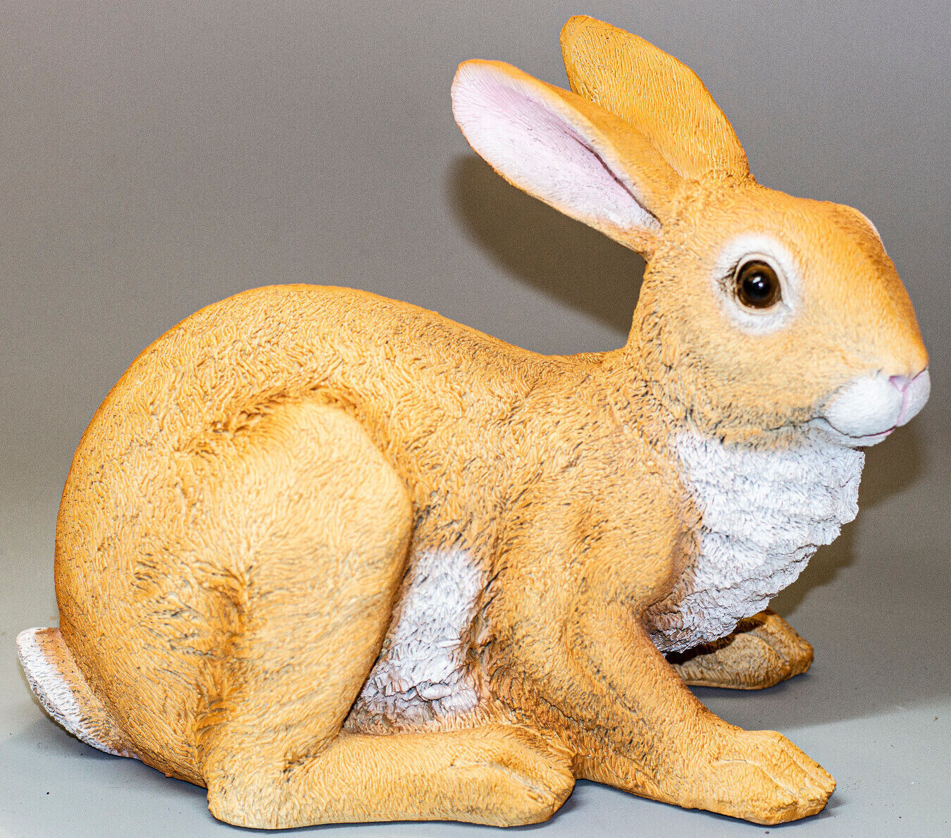 Pet Cremation Urn Bunny Rabbit Statue Memorial Animal Grave Decor Unique Casket