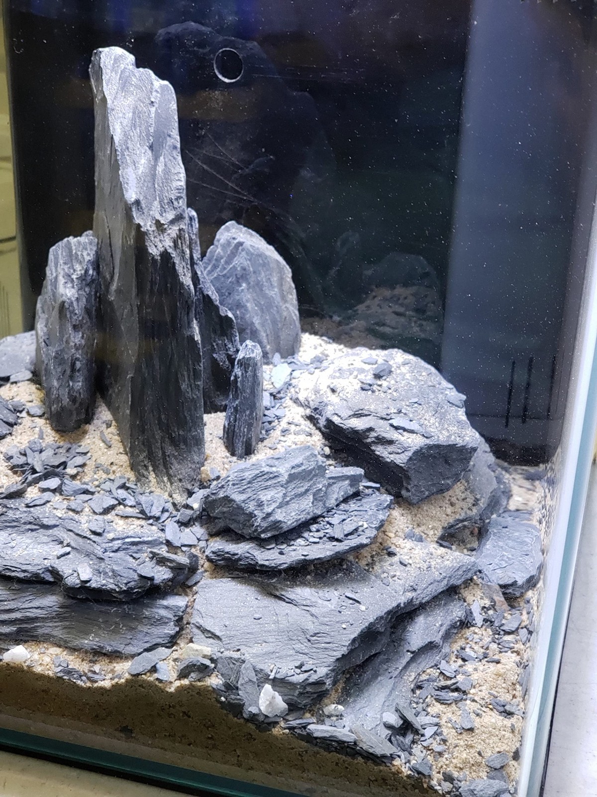 Natural Slate Stone 5 to 7 Inches – USA Sourced and Packaged for Aquascaping …
