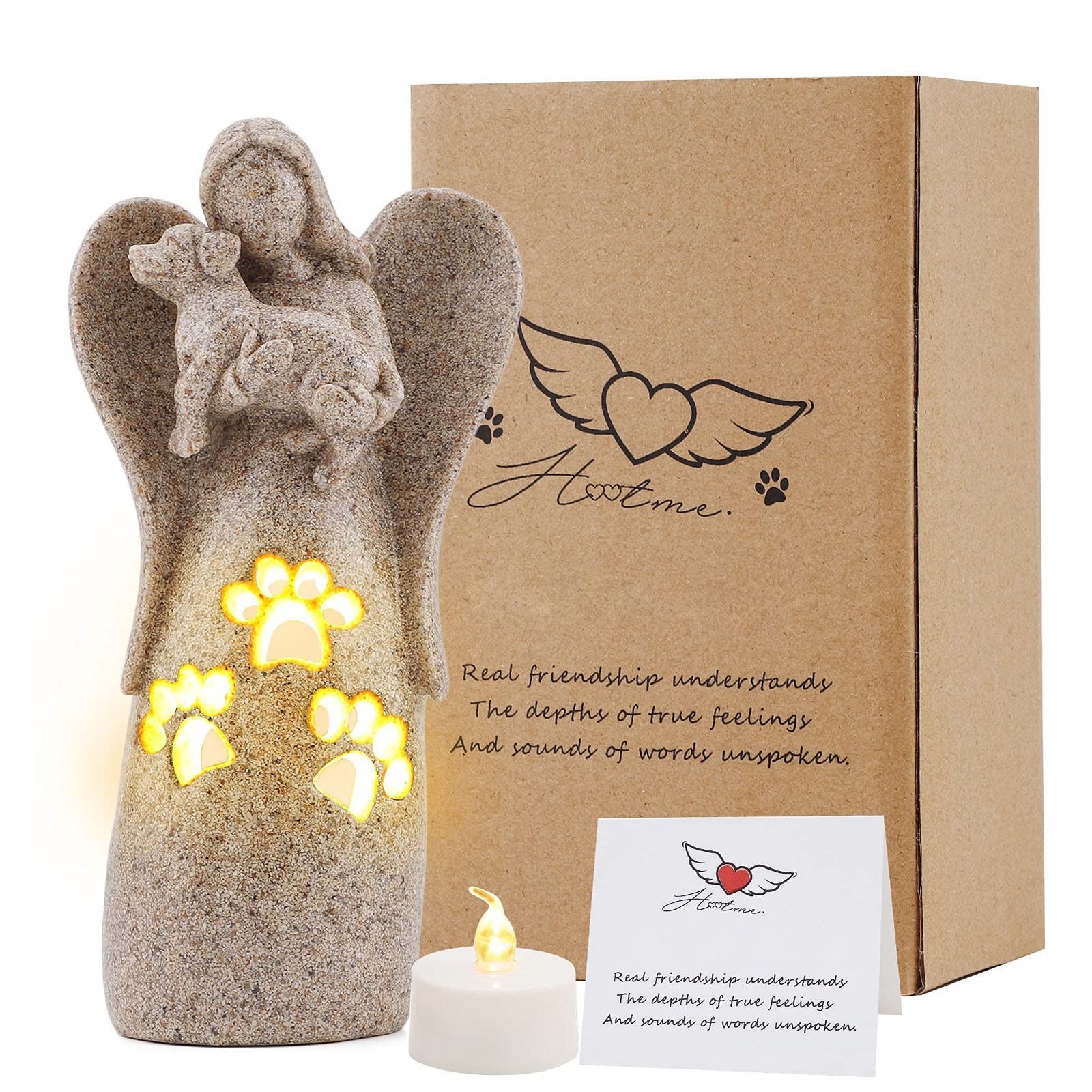 BEARAE Dog Memorial Gifts for Loss of Dogs, Pet Loss Sympathy Gifts, Dog Pass…