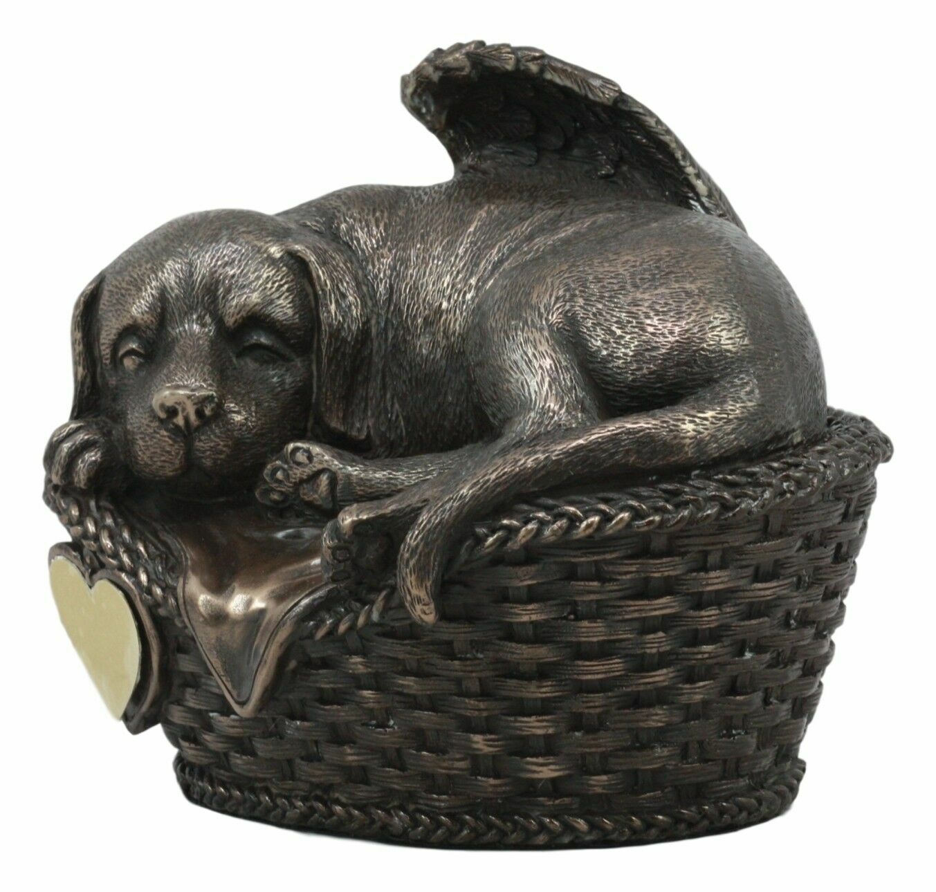 Angel Dog Urn For Cremation Ashes Statue Pet Memorial Figurine