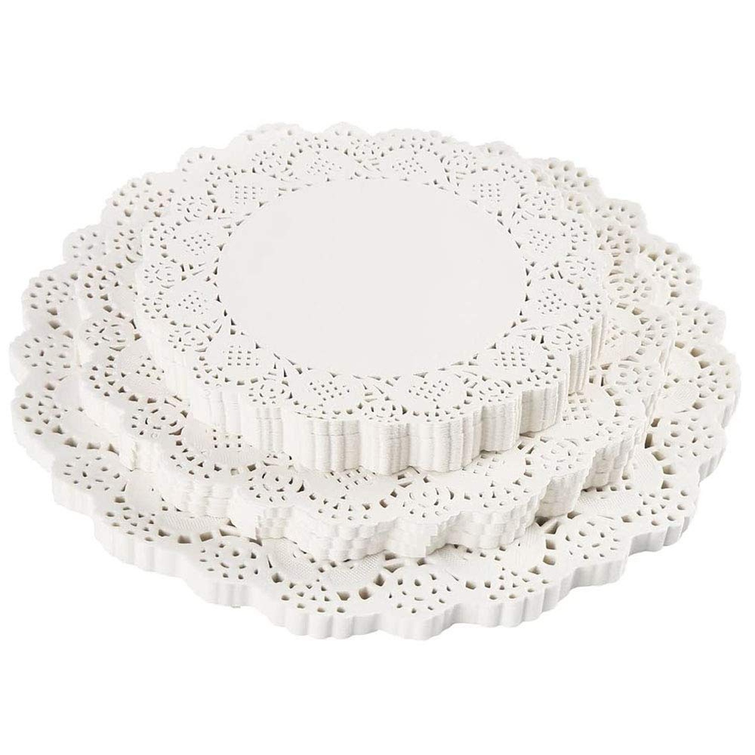 Paper Doilies, 100 Pieces 5.5″ Lace Doilies Paper Round Decorative Paper Plac…