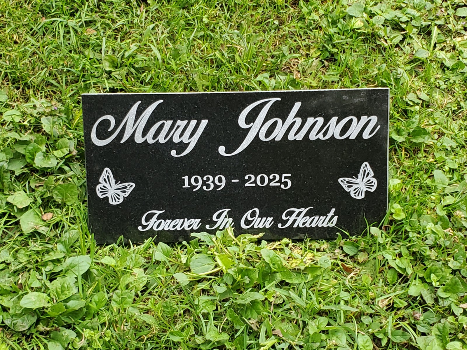 Loved One Memorial Grave Marker Headstone Garden Granite Stone Plaque loss t16