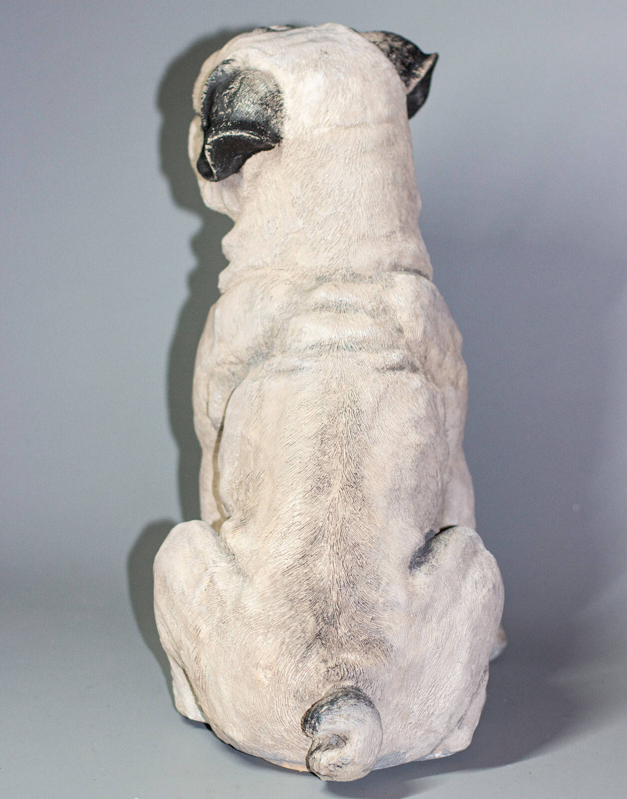 Pug Dog Urn Pet Memorial Statue Ashes Animal Grave Decor Unique Funeral Tribute