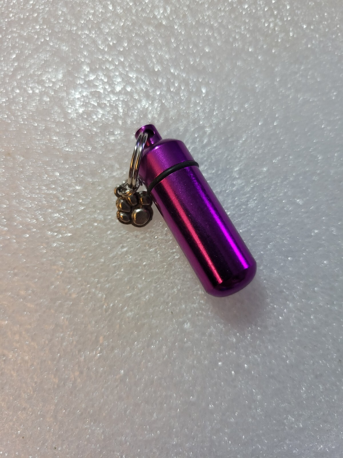 KEYCHAIN PET URN-*CUSTOM Choice Of COLOR&CHARM(S) FOR KEYCHAIN NEW