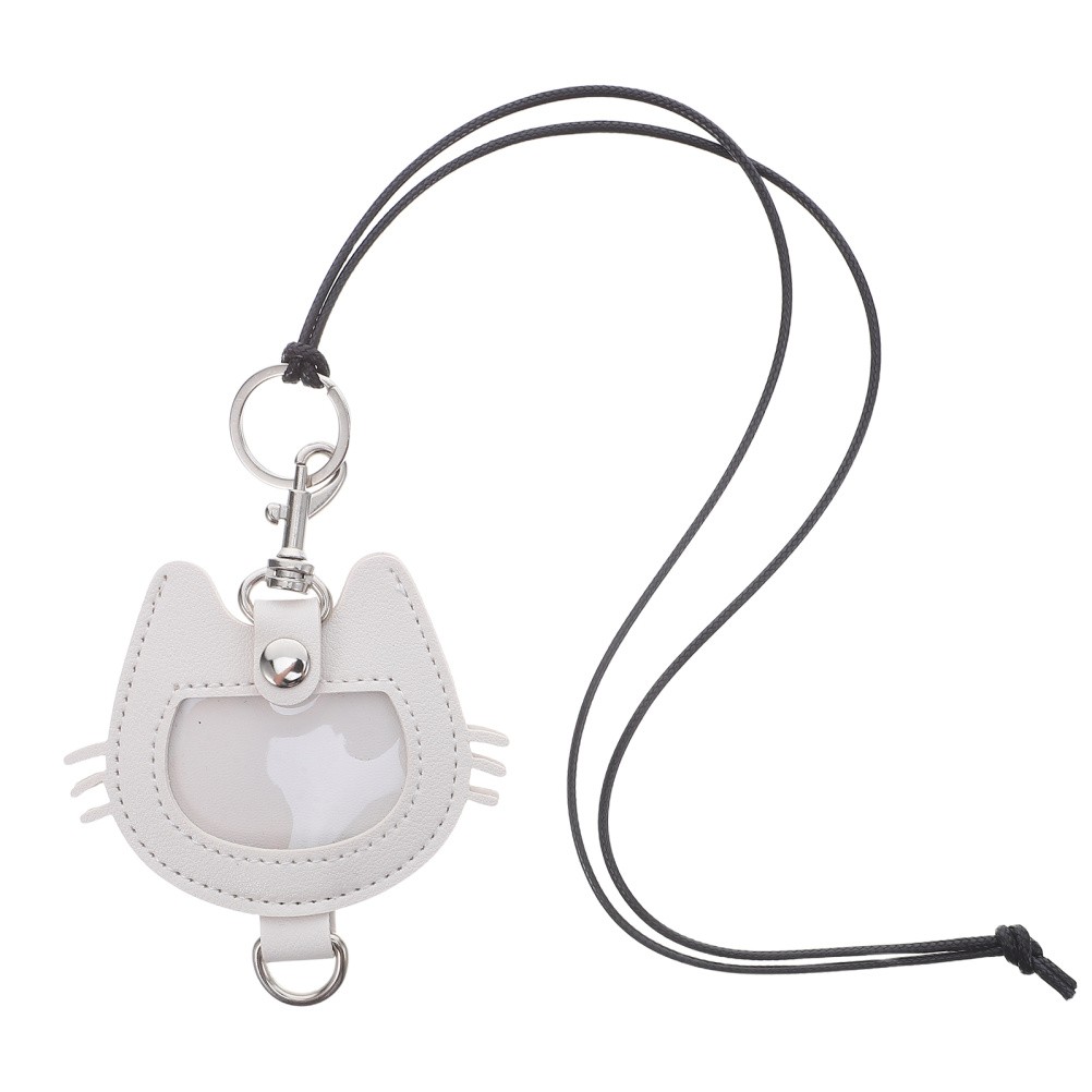 Cat Hair Memorial Keychain Pet Hair Storage Keepsake PU Pendant