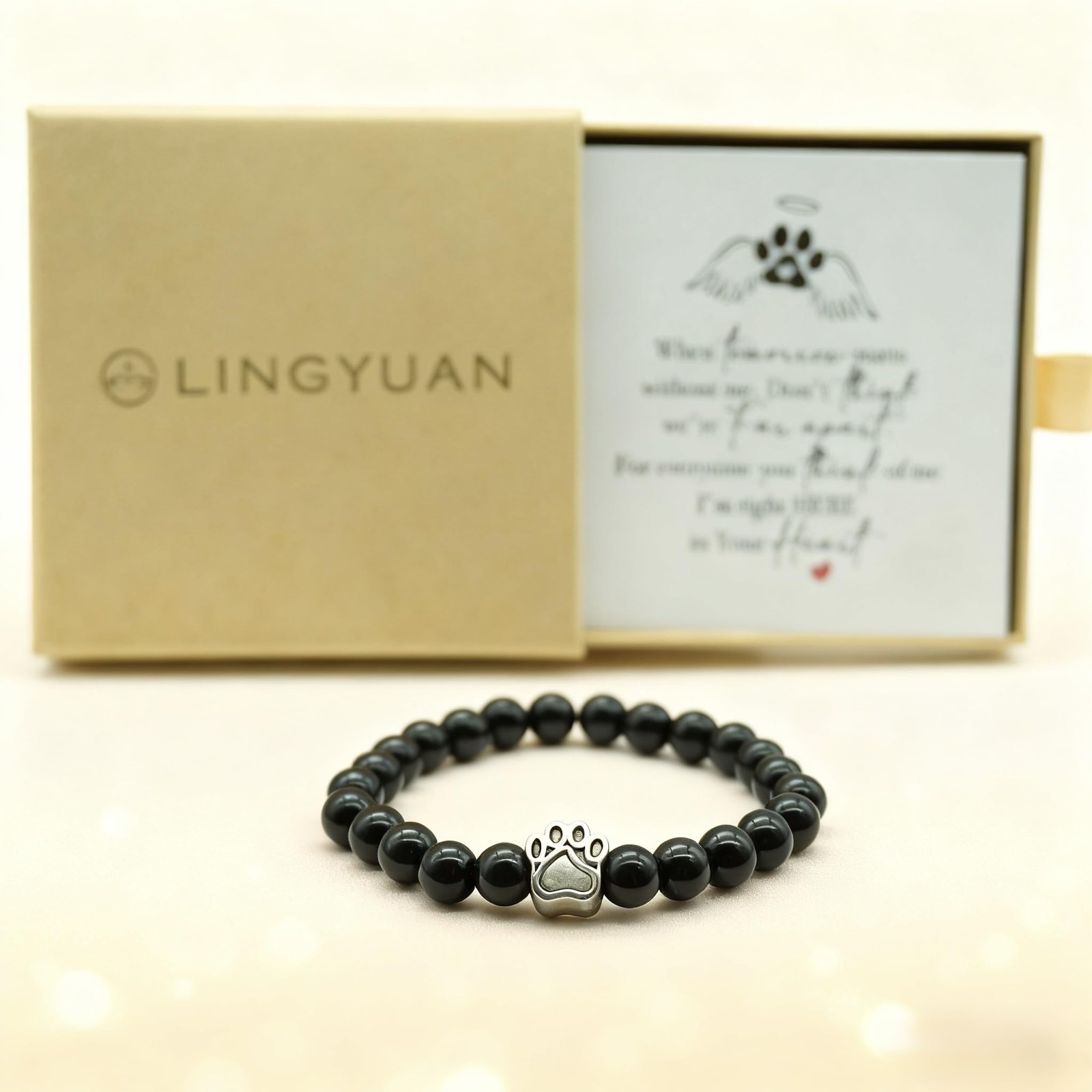 Pet Memorial Gifts for Dogs Cats, Pet Memorial Bracelet, Remembrance Pet Loss…