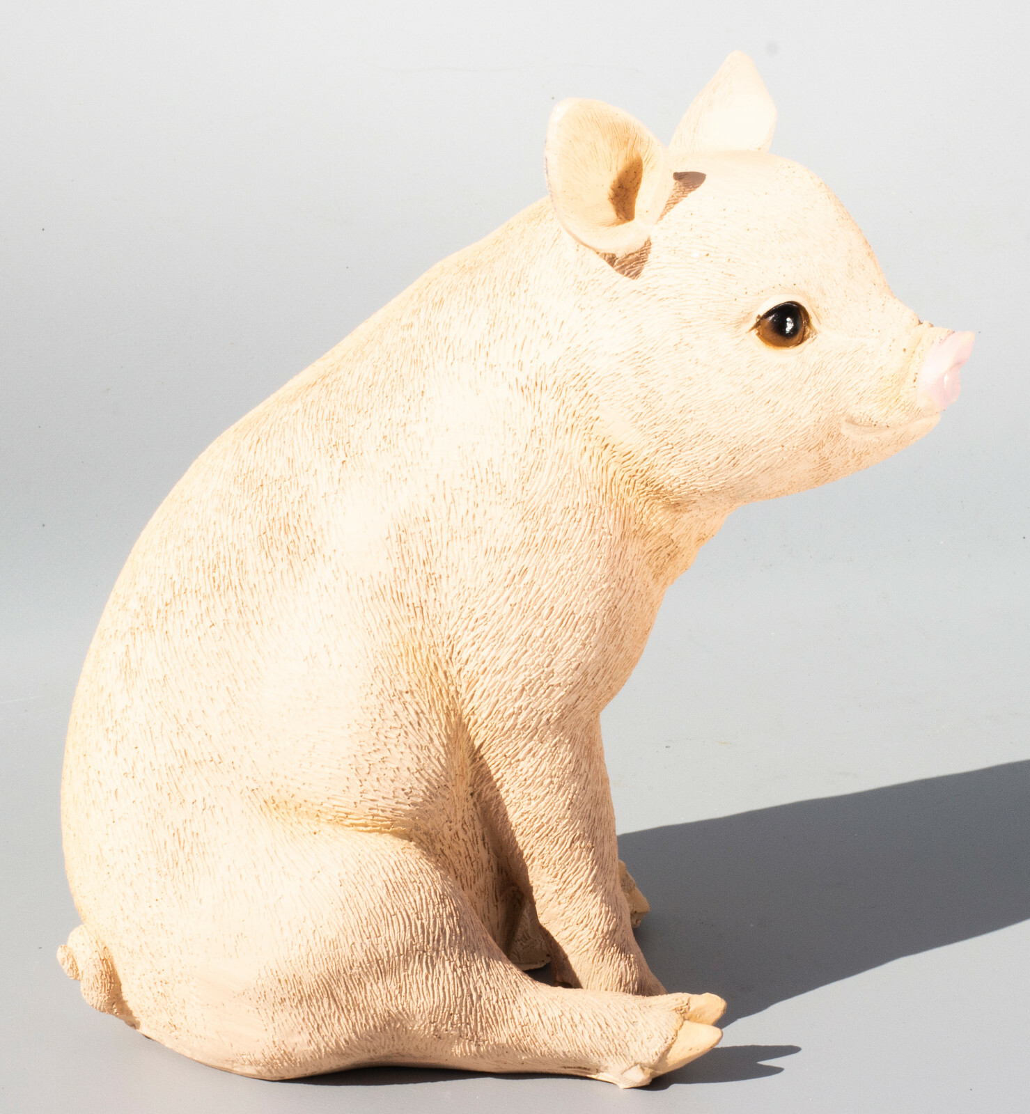 Cremation Urn Pet Ashes Pig Statue Memorial Grave Decor Hog Figure Swine Animal