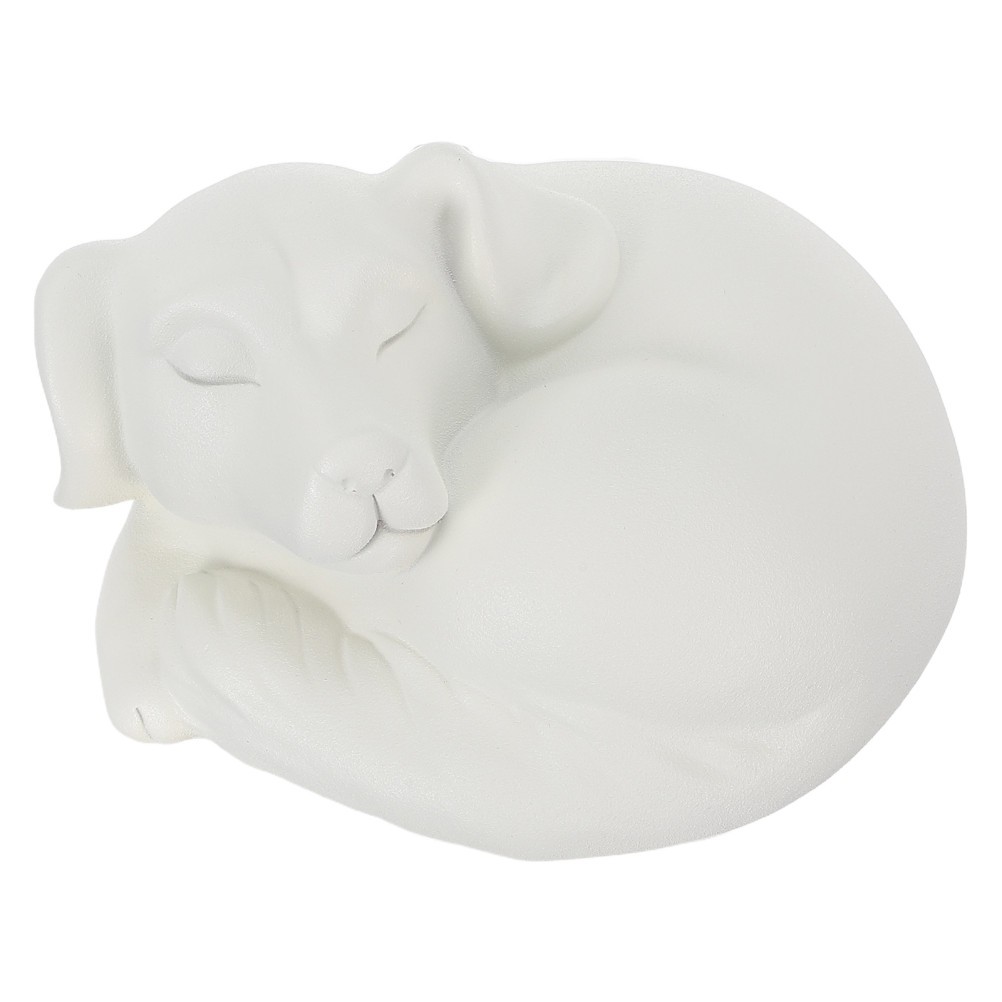 Sleeping Pet Memorial Urn, Resin Cremation Keepsake, Indoor Pet Tribute, Small