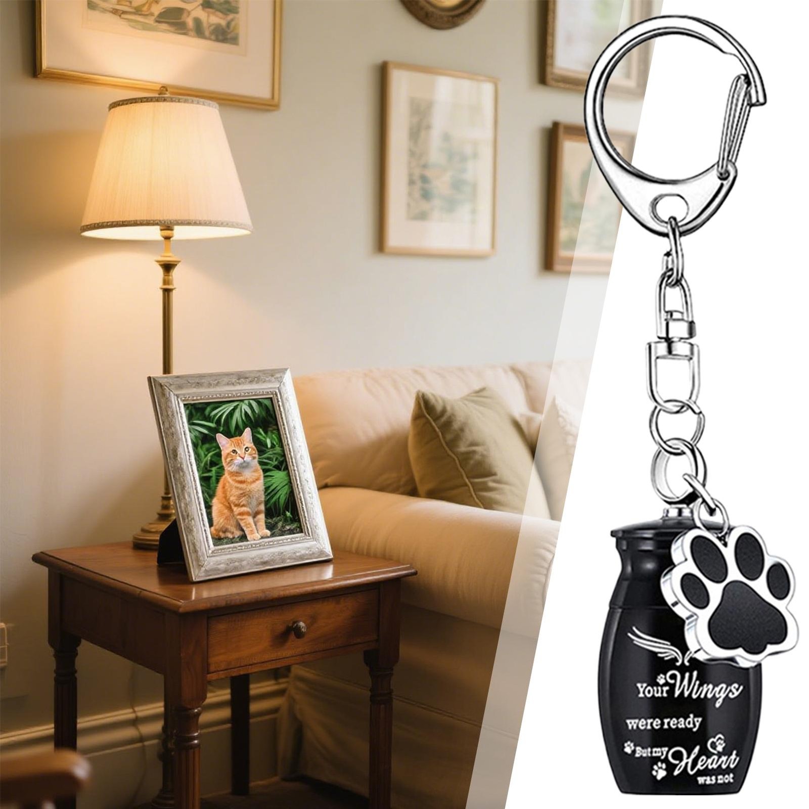 Dog Urn Dog Ashes Urn Aluminum Alloy Memorial Keepsake Perfume Bottle Regular