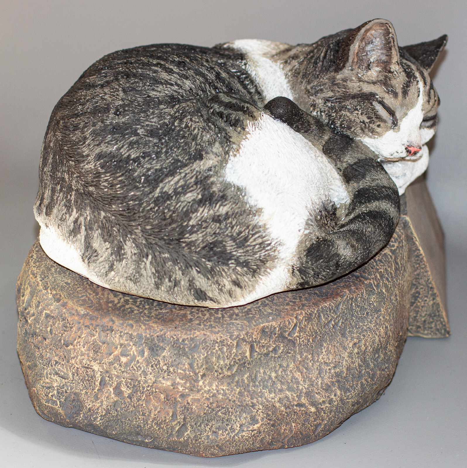 Cat Memorial Stone Unique Urn Pet Ashes Grave Decor Plaque Personalized Statue