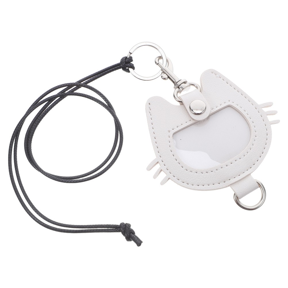 Cat Hair Memorial Keychain Pet Hair Storage Keepsake PU Pendant