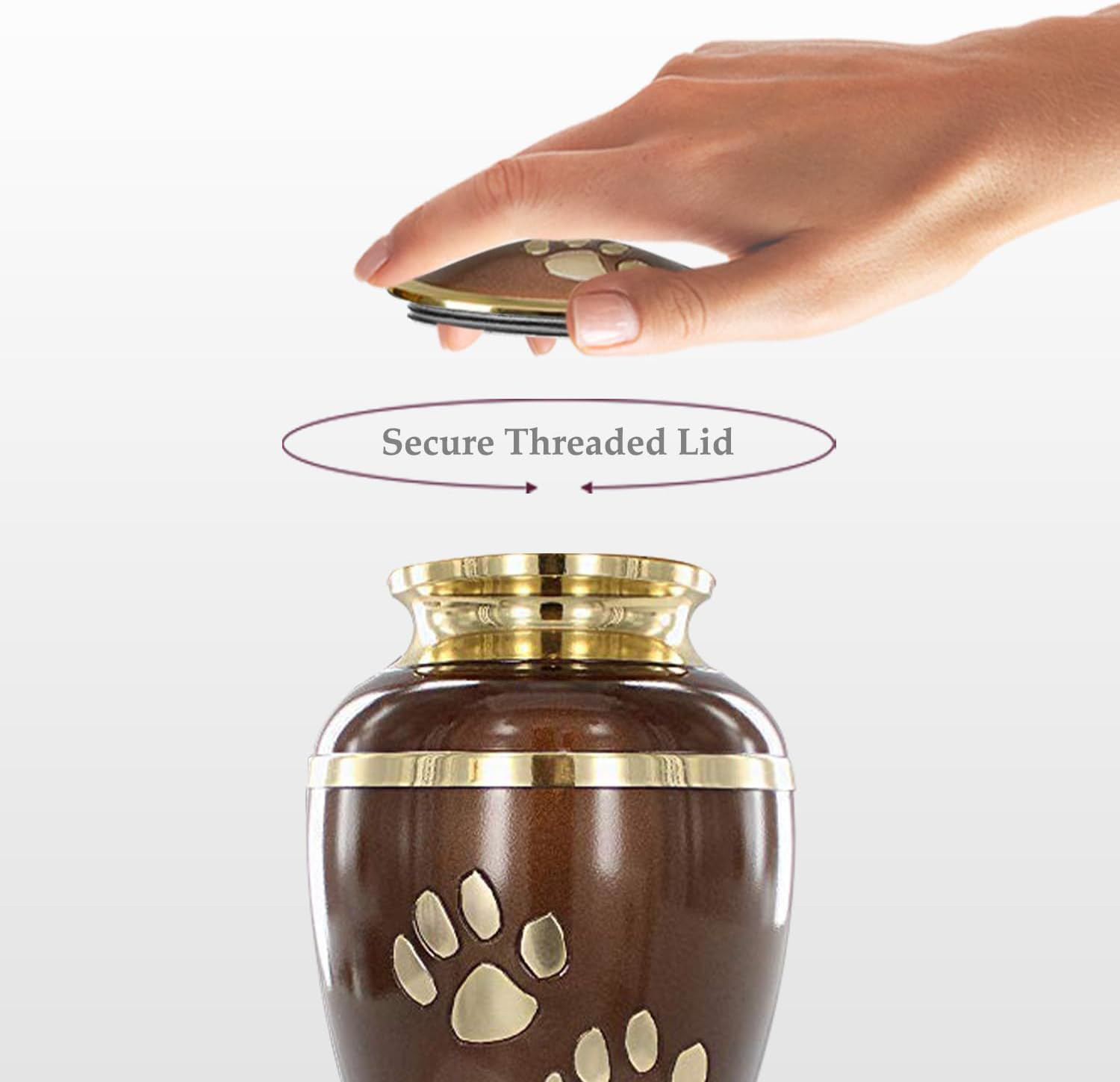 Trupoint Memorials Small Pet Urn for Dogs and Cats Ashes – A Loving Resting Pla