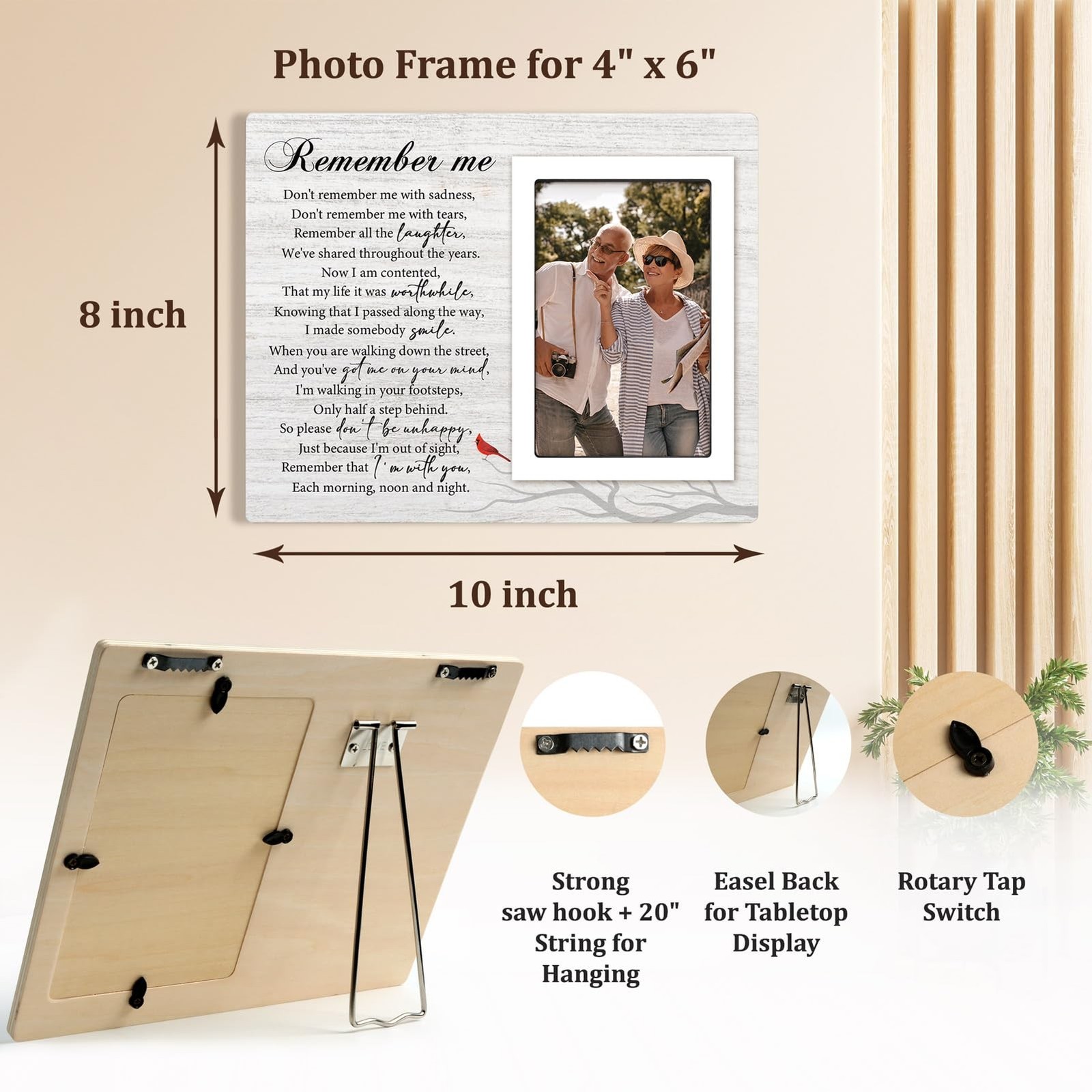 Sympathy Gift for Loss of Loved One, Mom, Dad, Husband, Friends, Memorial Pic…